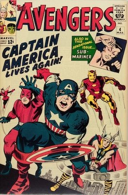 Avengers Captain America Comic Rare Collectible