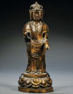 Bronze of Kannon Japan 19th 20th century